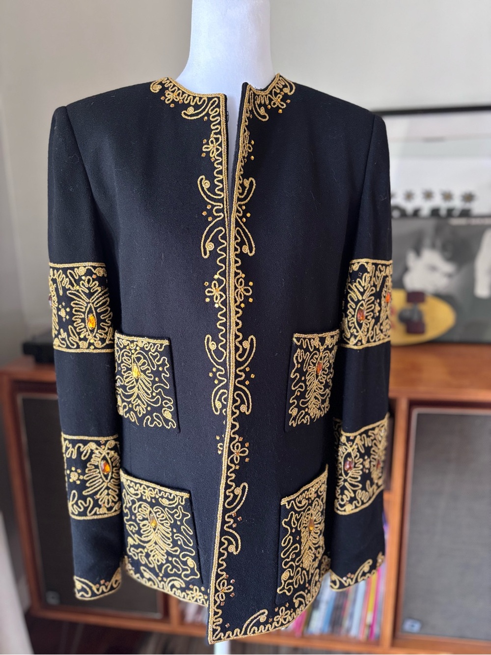 Rare vintage Saks Fifth Avenue embellished jacket